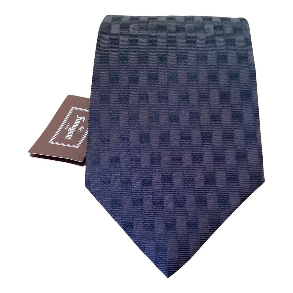 FUMAGALLI Black Geometric Silk Italy 57"-3.7" NWT